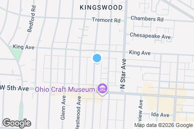 Map image of the property - 1660 Elmwood Ave
