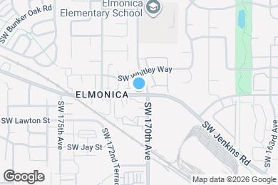 Map image of the property - 17040 SW Whitley Way