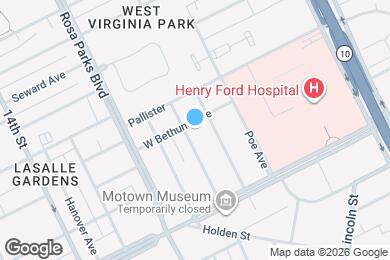 Map image of the property - 7472 Woodrow Wilson St