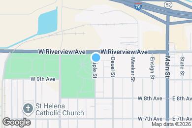 Map image of the property - 1024 Maple St