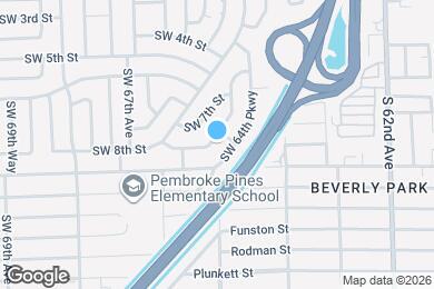 Map image of the property - 781 SW 64th Terrace
