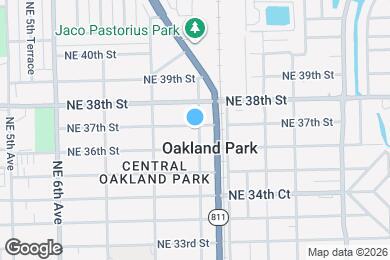 Map image of the property - 1098 NE 37th St