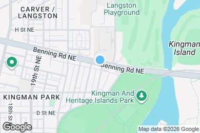 Map image of the property - 2419 Benning Rd NE