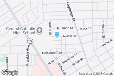 Map image of the property - 152 Austin St