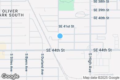 Map image of the property - 701 SE 43rd St