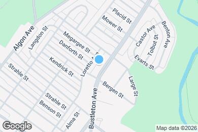 Map image of the property - 8410 Bustleton Ave