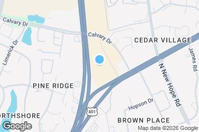 Map image of the property - CommonPlace Raleigh