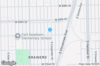 Map image of the property - 8952 S Carpenter St