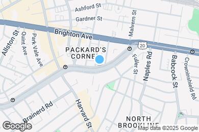 Map image of the property - 1153 Commonwealth Ave