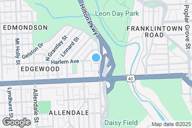 Map image of the property - 628 N Hilton St