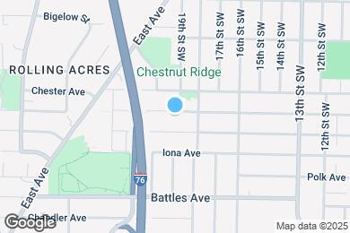 Map image of the property - 972 Chester Ave