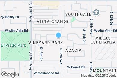 Map image of the property - 1706 W Lydia Ln