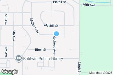 Map image of the property - 1620 Mallard Ave