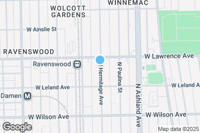 Map image of the property - 4742 N Hermitage Ave