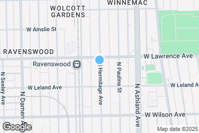 Map image of the property - 4742 N Hermitage