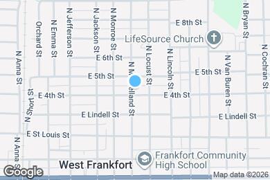 Map image of the property - 601 E 4th St