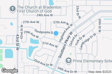 Map image of the property - 2906 Sandpointe Dr