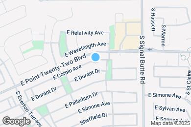 Map image of the property - 10615 E Corbin Ave