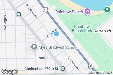 Map image of the property - 7721 S Coles Ave