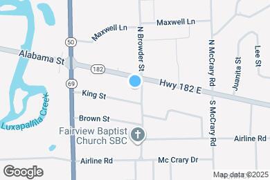 Map image of the property - 102 S Browder St