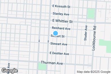 Map image of the property - 1155 Oakwood Ave