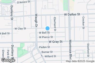 Map image of the property - 1302 W Bell St