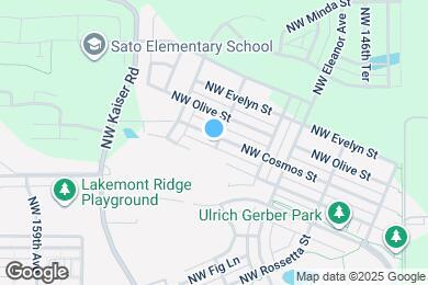 Map image of the property - 15254 NW Cosmos St