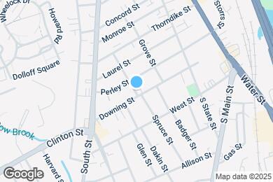 Map image of the property - 29 Pierce St