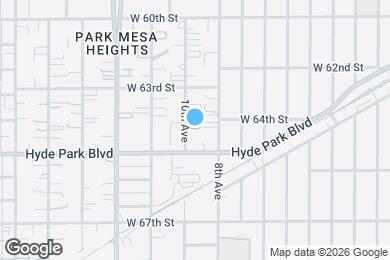Map image of the property - 6414 10th Ave