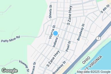 Map image of the property - 1001 Indiana St