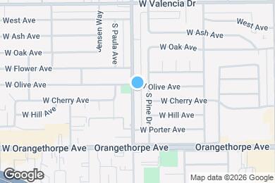 Map image of the property - 906 S Gilbert St
