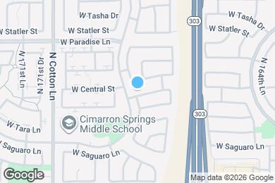 Map image of the property - 16868 W Ironwood St