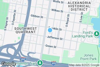 Map image of the property - 719 S Saint Asaph St