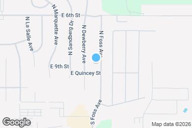 Map image of the property - 109 N Foss Ave