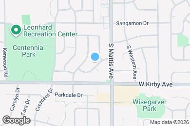 Map image of the property - 1814 Meadow Dr