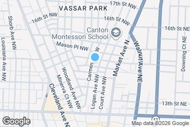 Map image of the property - 1351 Logan Ave NW