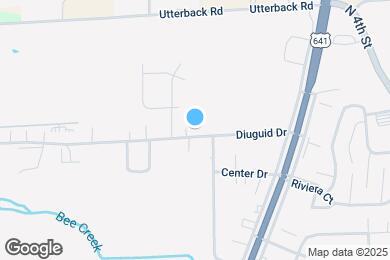 Map image of the property - 1316 Diuguid Dr