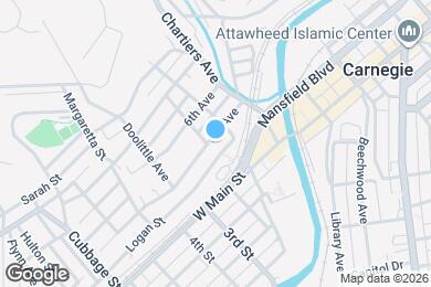 Map image of the property - 215 5th Ave