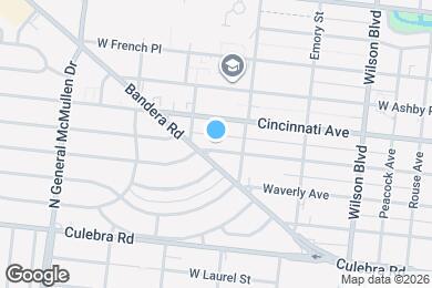 Map image of the property - 2023 Texas Ave