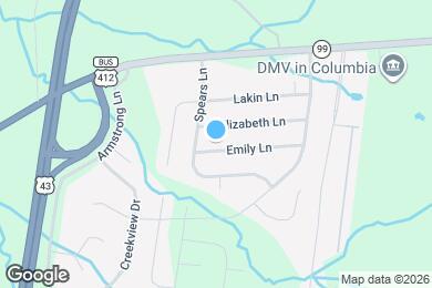 Map image of the property - 1856 Emily Ln