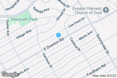 Map image of the property - 2519 E Overton Rd