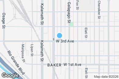 Map image of the property - 801 W 3rd Ave