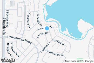 Map image of the property - 17525 E Union Dr