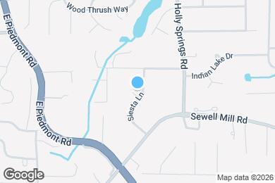 Map image of the property - 1395 Siesta Ln