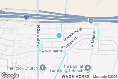 Map image of the property - 16152 W Moreland St