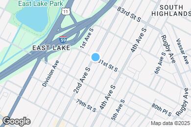 Map image of the property - 8047 2nd Ave S