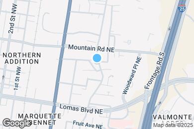 Map image of the property - 1021 Edith Blvd NE
