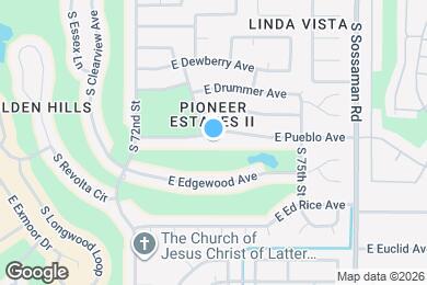 Map image of the property - 7315 E Pueblo Ave