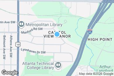 Map image of the property - 444 Mellview Ave SW