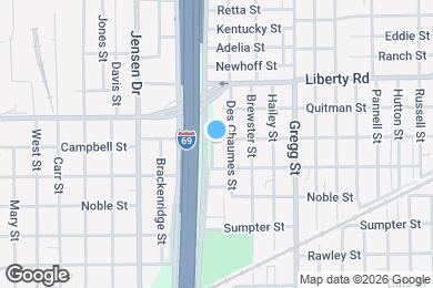 Map image of the property - 2222 Hogg St
